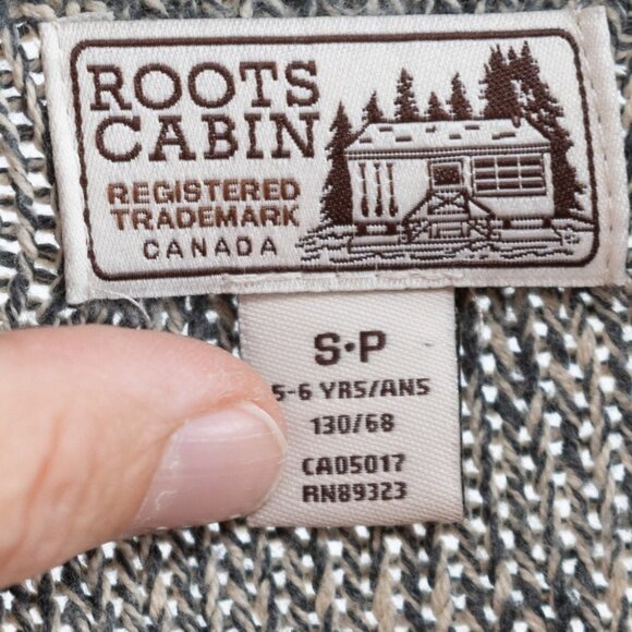 Roots cabin open cardigan  | Girls Small - Picture 2 of 6
